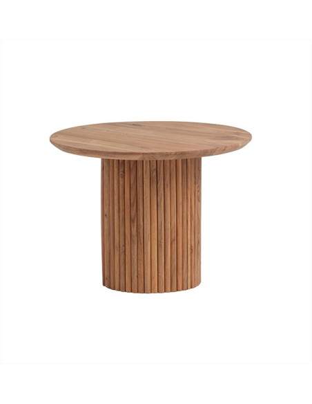 Table de salon en acacia avec pied central Congo