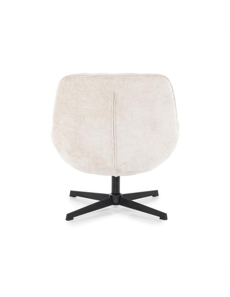 Fauteuil rotatif en velours Derby