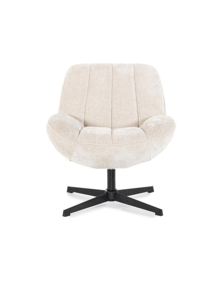 Fauteuil rotatif en velours Derby