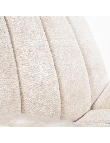 Fauteuil rotatif en velours Derby