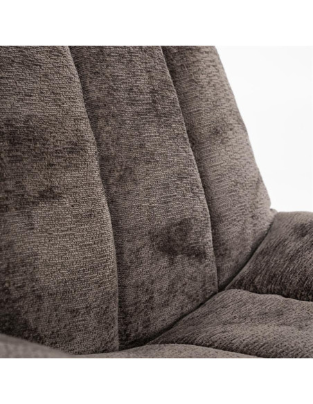 Fauteuil rotatif en velours Derby