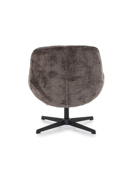 Fauteuil rotatif en velours Derby