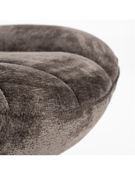 Fauteuil rotatif en velours Derby