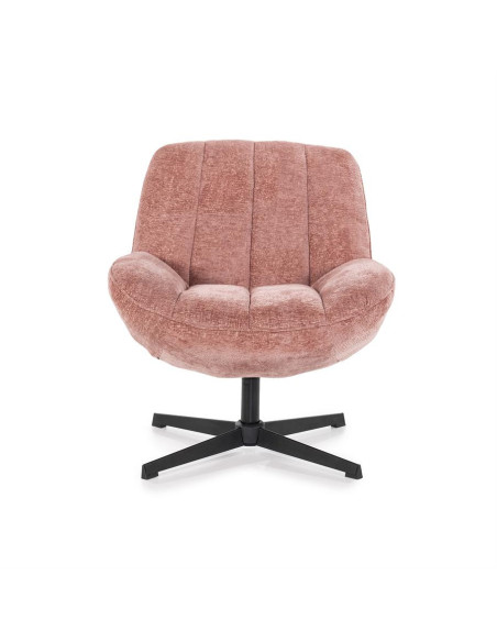 Fauteuil rotatif en velours Derby