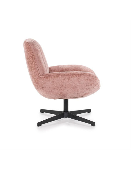 Fauteuil rotatif en velours Derby