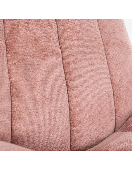 Fauteuil rotatif en velours Derby