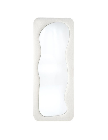 Miroir mural organique tissu effet bouclettes