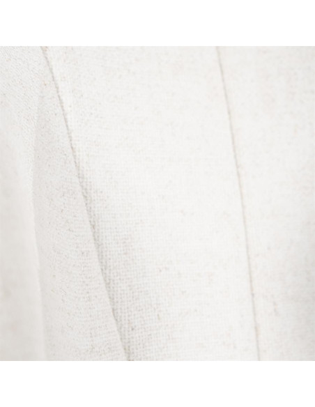 Chaise de repas en tissu et métal Fleur