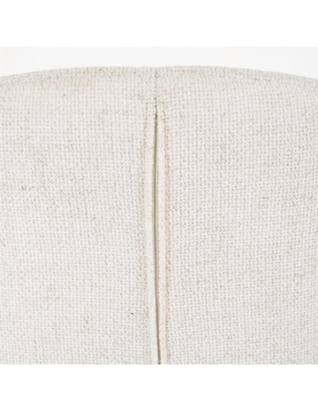 Chaise de repas en tissu et métal Fleur