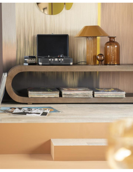 Meuble TV bas au design contemporain Elora