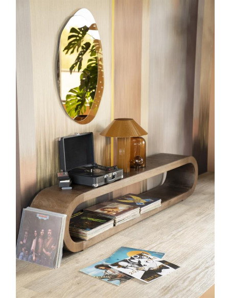 Meuble TV bas au design contemporain Elora