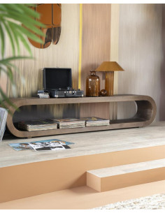 Meuble TV bas au design...