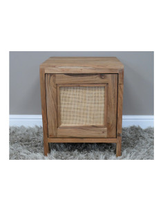 Table de chevet en acacia... 2