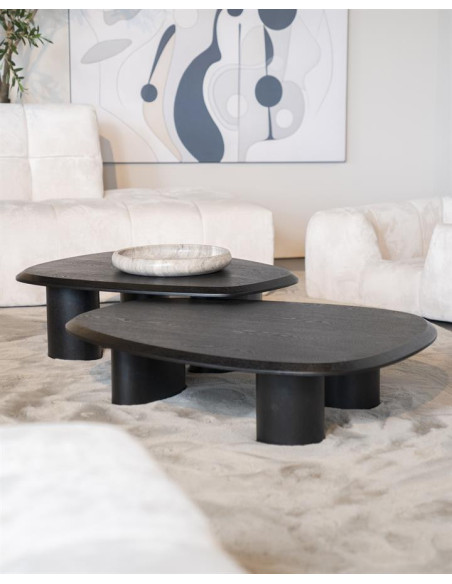 Table basse en chêne teinté Walter