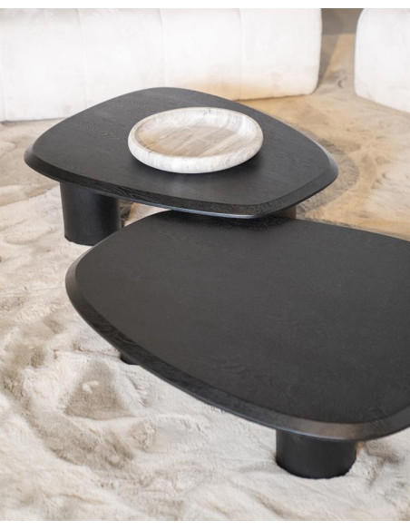 Table basse en chêne teinté Walter