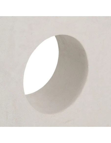 Console géométrique blanche Wilma