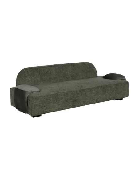 Canapé Design en tissu vert olive