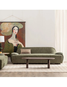 Canapé Design en tissu vert...