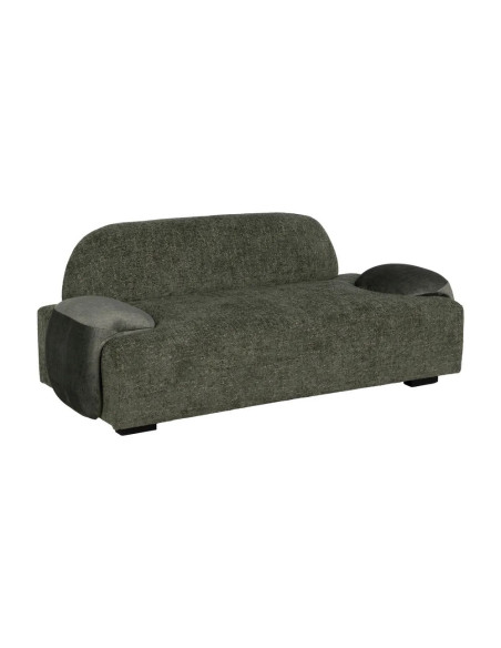 Canapé Design en tissu vert olive