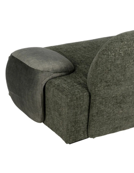 Canapé Design en tissu vert olive
