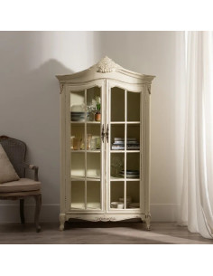 Vitrine deux portes vitrées...