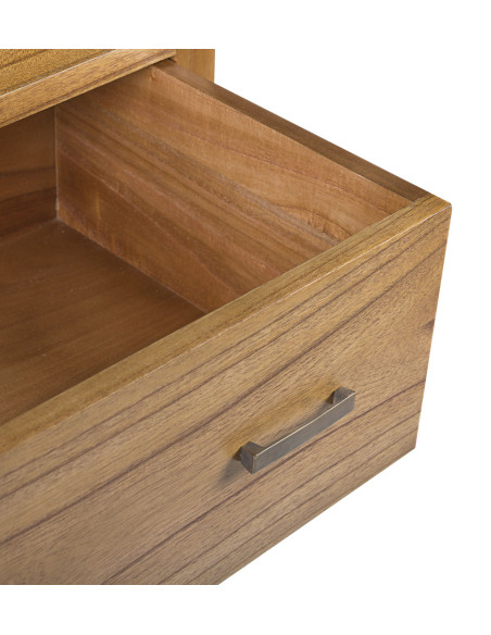 Commode avec tiroirs et niche de rangement