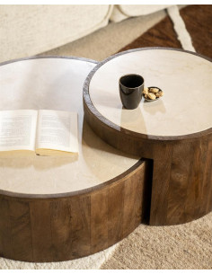 Lot de 2 tables basses en... 2