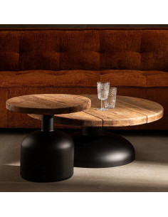 Table basse ronde plateau...