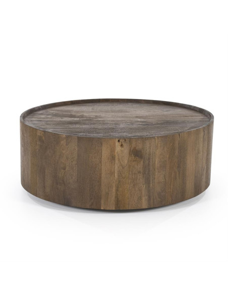 Table basse en acacia marron Zayn