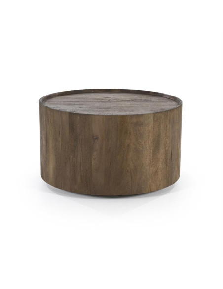 Table basse en acacia marron Zayn