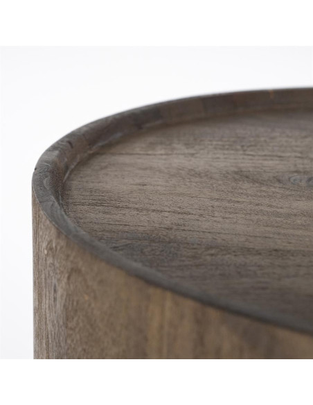 Table basse en acacia marron Zayn