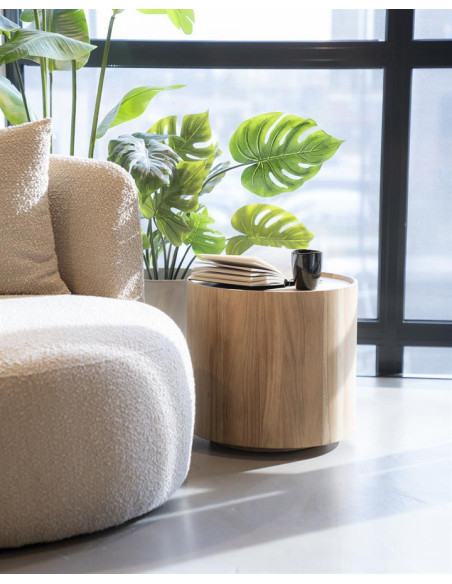 Table basse en acacia marron Zayn