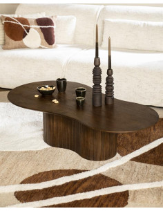 Table basse forme organique...