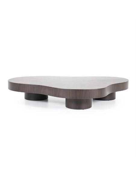 Table basse organique trois pieds Bobbie 150 cm