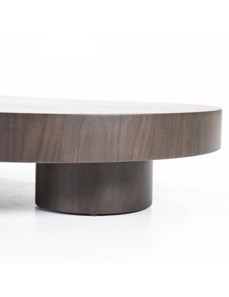 Table basse organique trois pieds Bobbie 150 cm