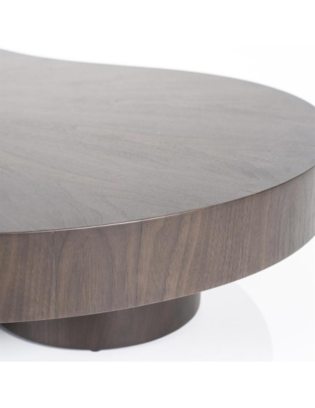 Table basse organique trois pieds Bobbie 150 cm