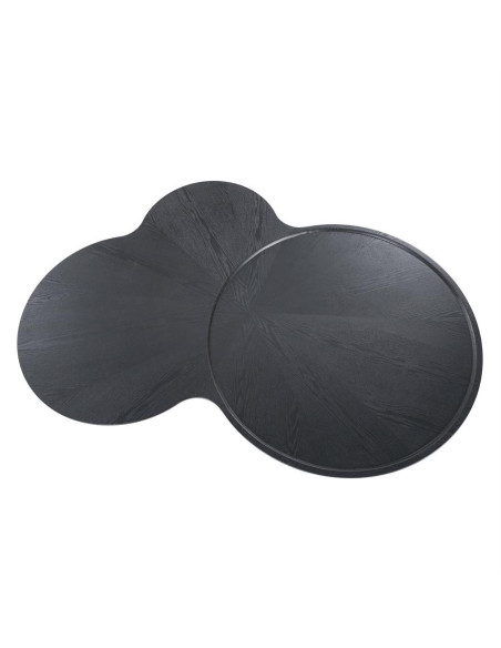 Grande table basse de salon arrondie Fay 162 cm