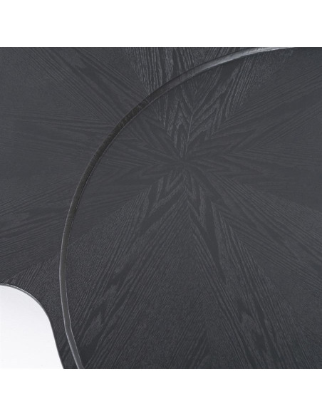 Grande table basse de salon arrondie Fay 162 cm