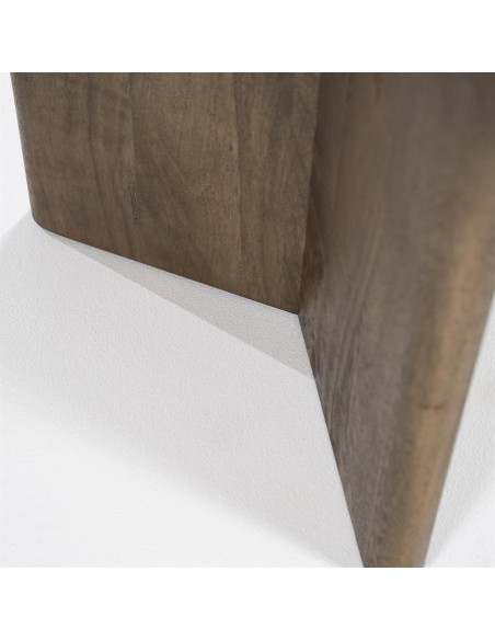 Table basse ronde en acacia Leoti