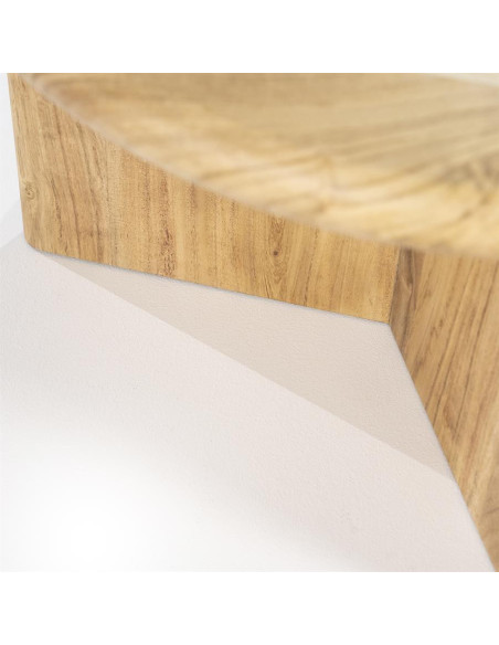 Table basse ronde en acacia Leoti