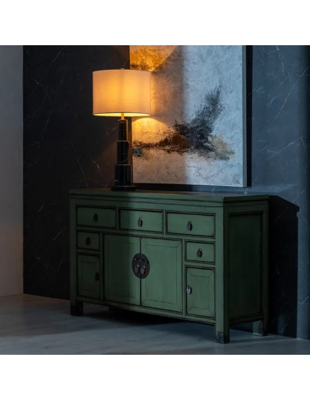 Buffet style Orient avec portes et tiroirs