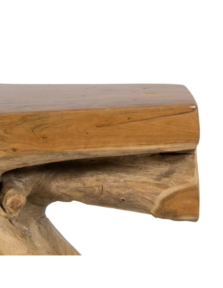 Meuble bas en racines de teck