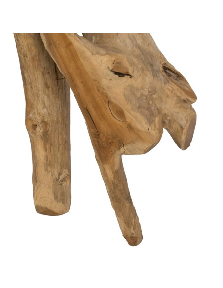 Meuble bas en racines de teck