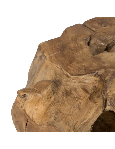 Meuble bas en racines de teck