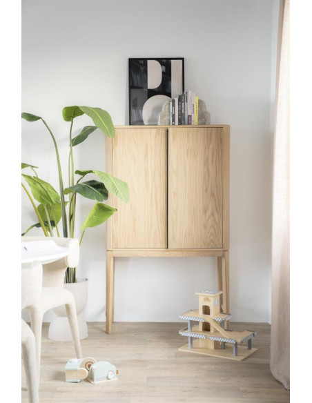 Armoire en chêne clair 2 portes Harvey