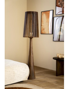 Lampadaire en bois massif...