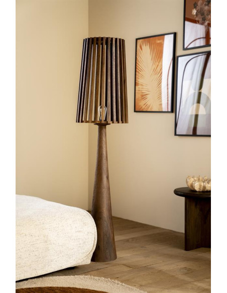 Lampadaire en bois massif de manguier Guard