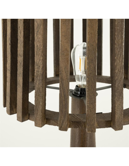 Lampadaire en bois massif de manguier Guard