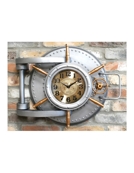 Horloge coffre fort de banque