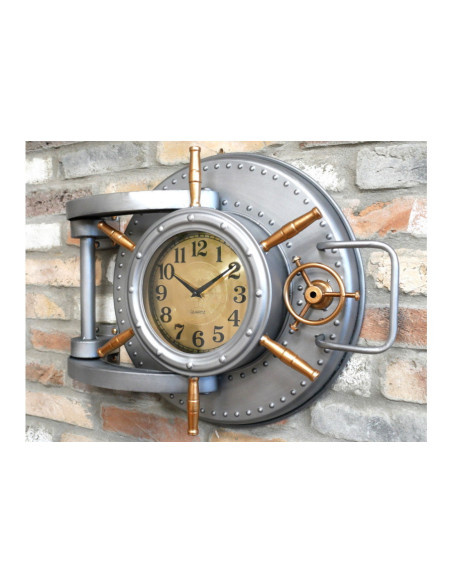 Horloge coffre fort de banque